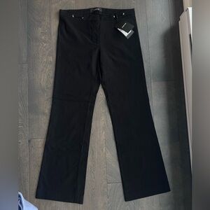 Massimo Dutti Classic Black Flare Pants
